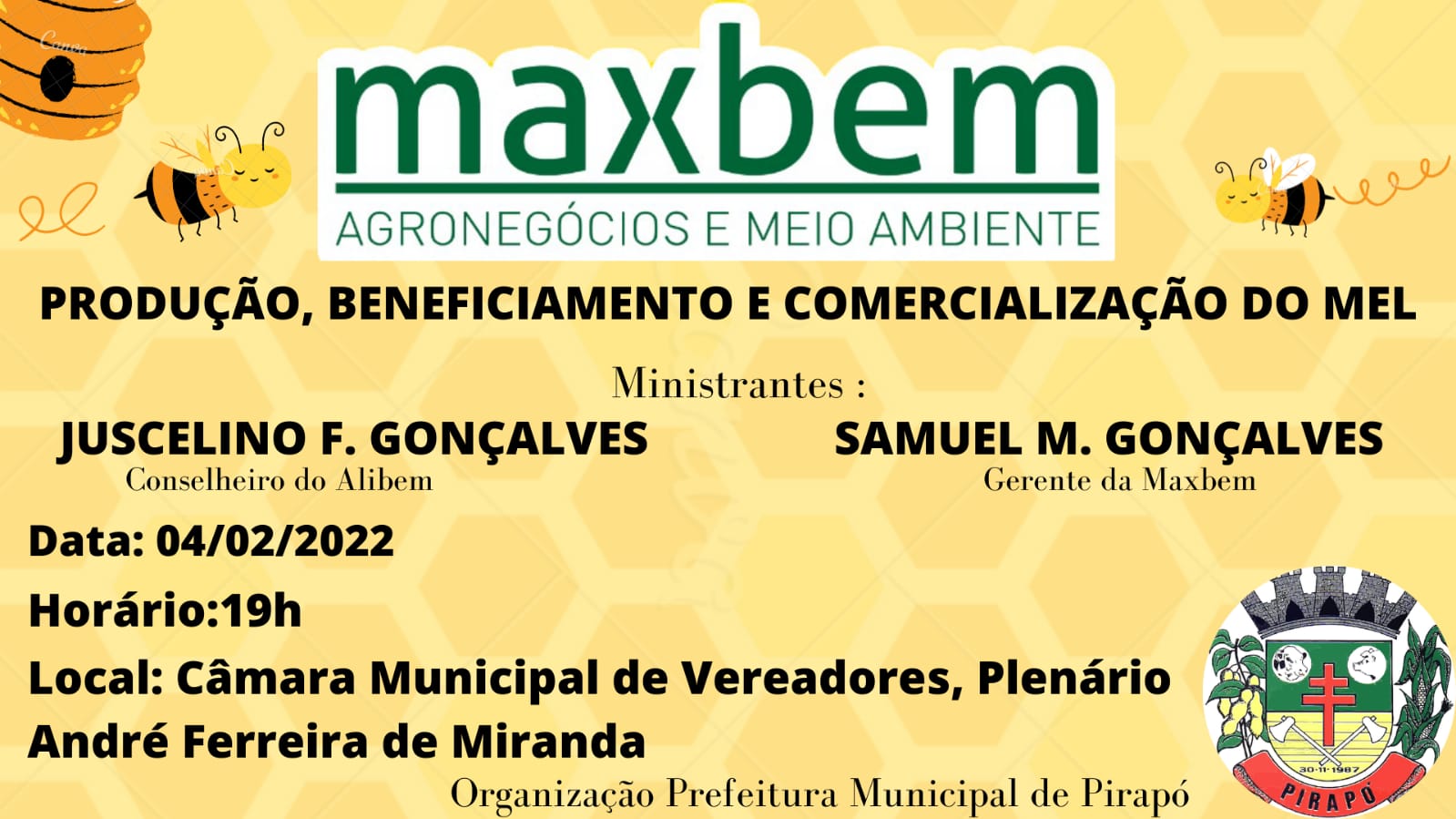 PALESTRA PARA OS APICULTORES 